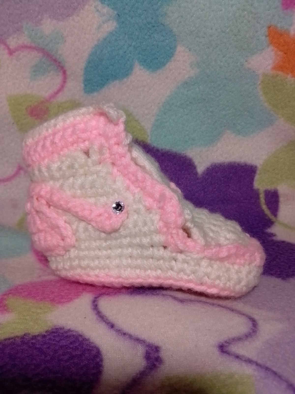 Crochet Hat and Sneaker Set