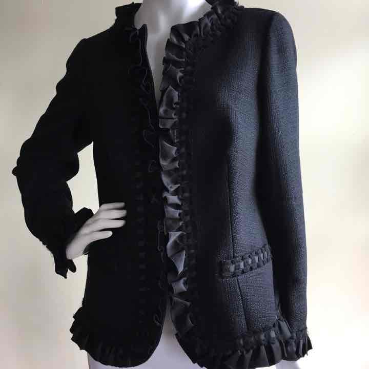 Luisa Spagnoli woven tweed blazer