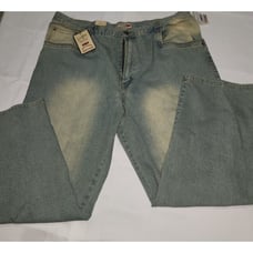 Vintage Old Skool Jeans 44 Waist Straight Leg Retro Y2K Classic Soft Denim Comfy