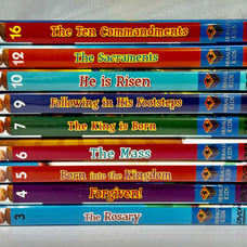 Brother Francis DVDs Herald Kids Lot of 9 Childrens Religious Learning