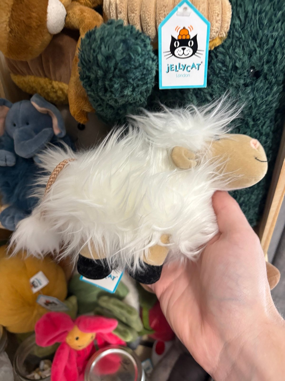 Jellycat Small Shaggy Sheep Ultra Rare! BNWT
