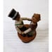 Vintage ANRI Italian hand carved Dancing Couple bottle stopper-Rare