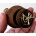 Vintage ANRI Italian hand carved Dancing Couple bottle stopper-Rare