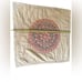 Pink Floral Needle Point Vintage Baby Crib Blanket Play Mat Thick Fabric