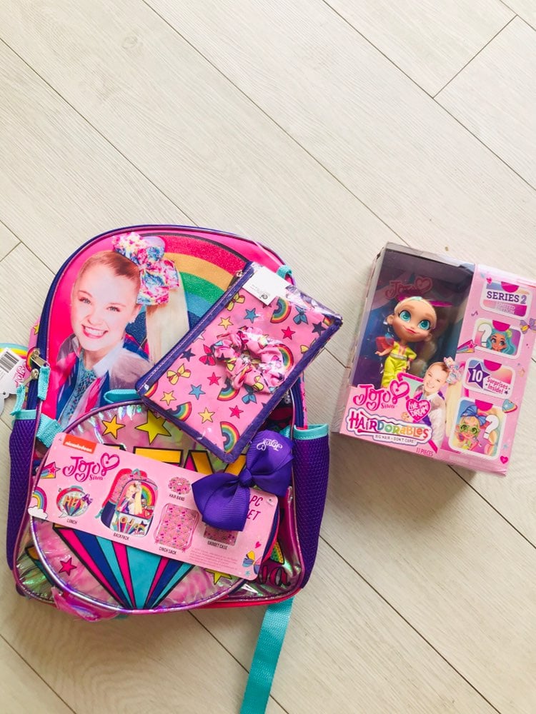 Jojo outfit backpack 5 pcs set doll set