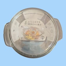 NEW Anchor Hocking 2 Qt Clear Glass Casserole Dish Ovenware w/ Lid 9 Round