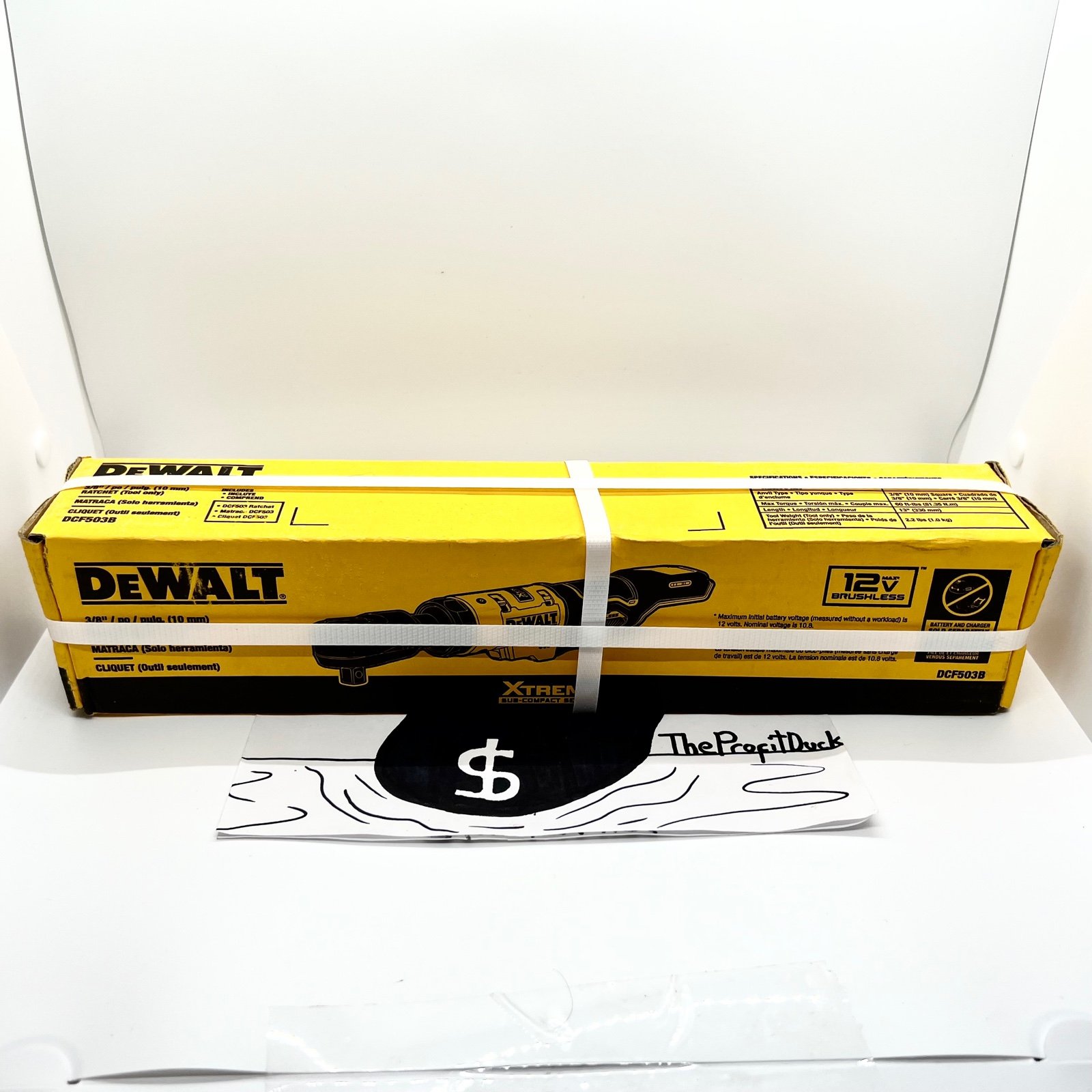Dewalt Xtreme DCF503B 12V MAX Brushless 3/8 Inch Ratchet Wrench | NEW & SEALED