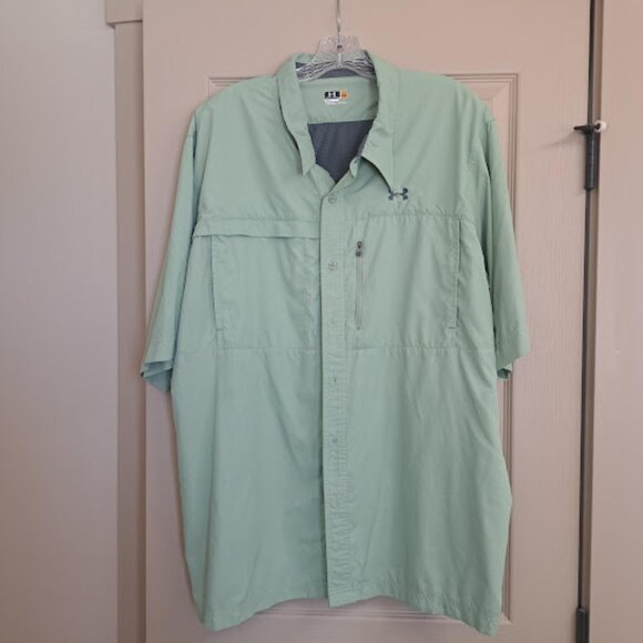 Men's Button Down Under Armour Fishing loose shirt 2XL