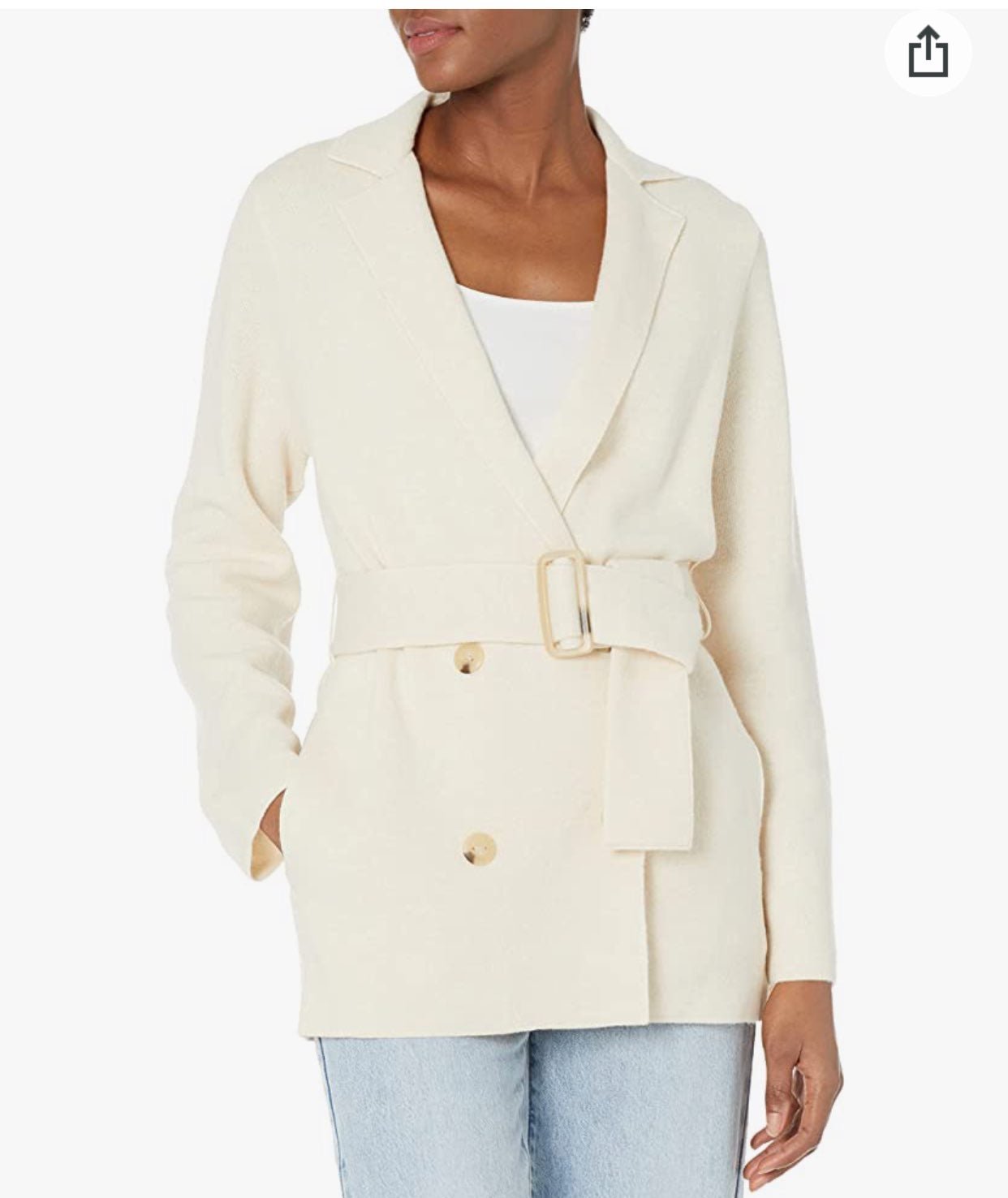 Vince Women's Belted Sweater Coat