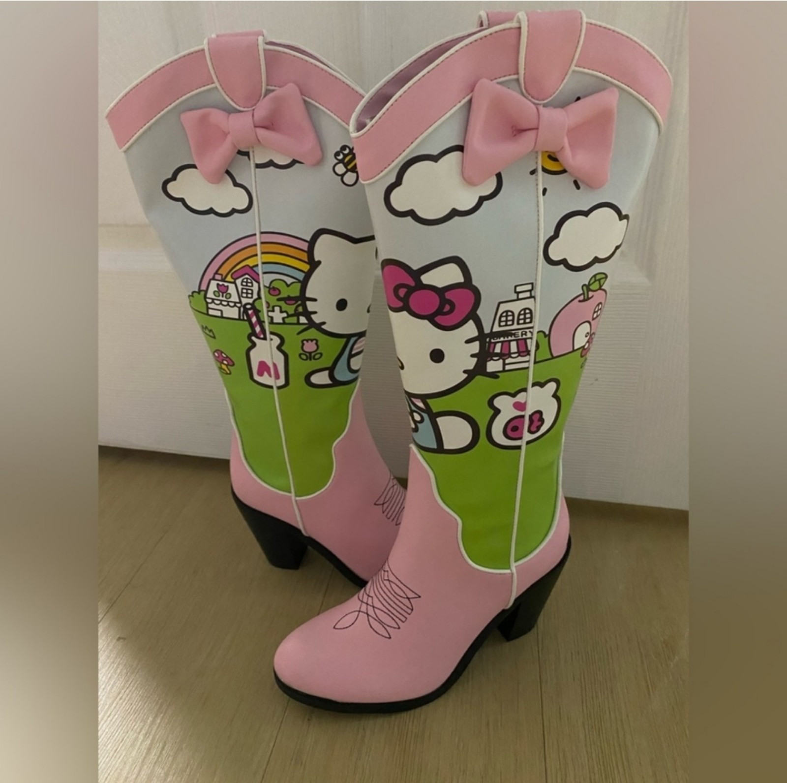 Dolls Kill x Hello Kitty ZipUp Boots