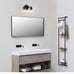 2 Sets Black Bathroom Light Fixtures, 2 Lights