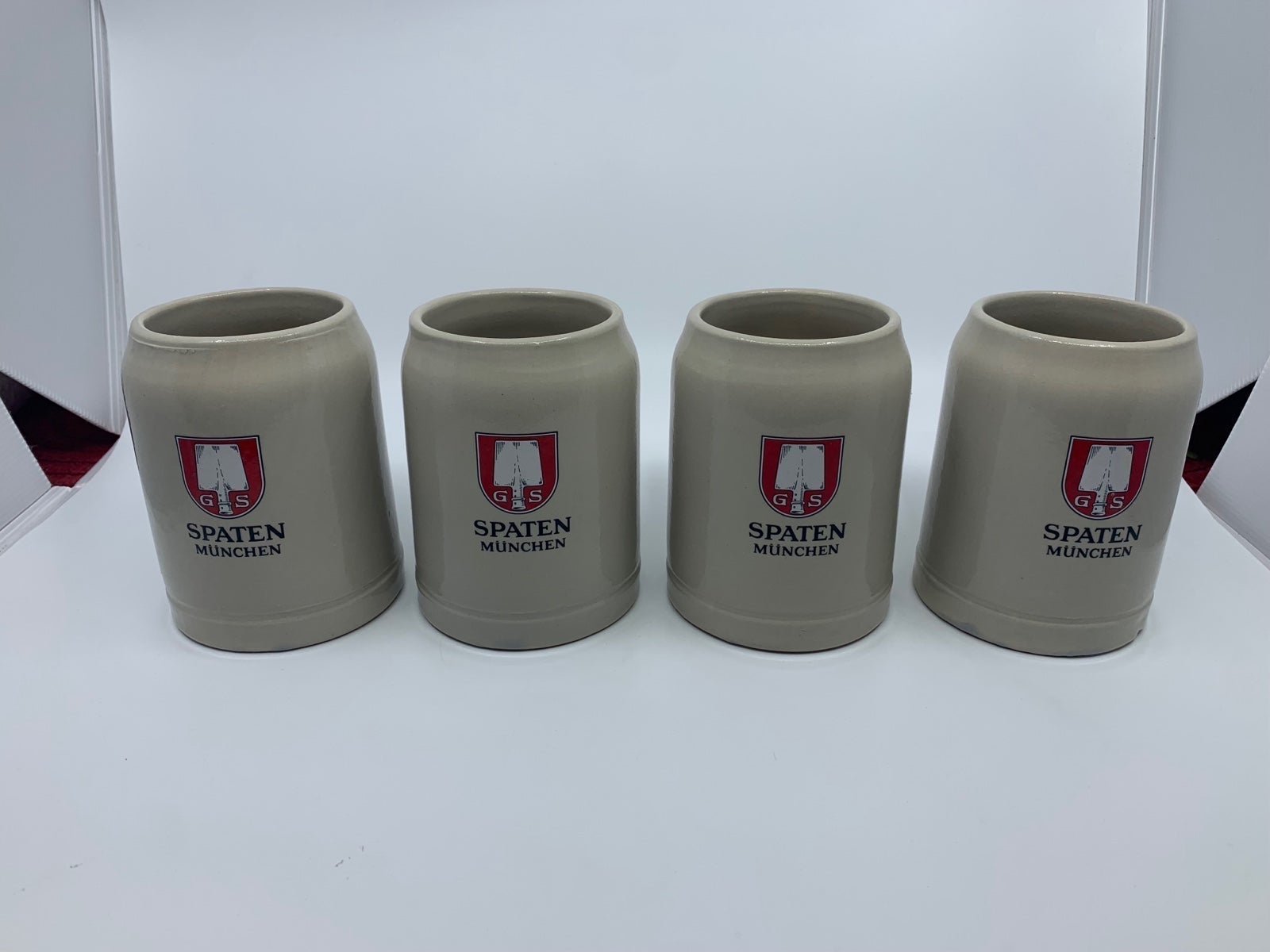 Spaten München 0.5L German Beer Stein Mugs Set if 4