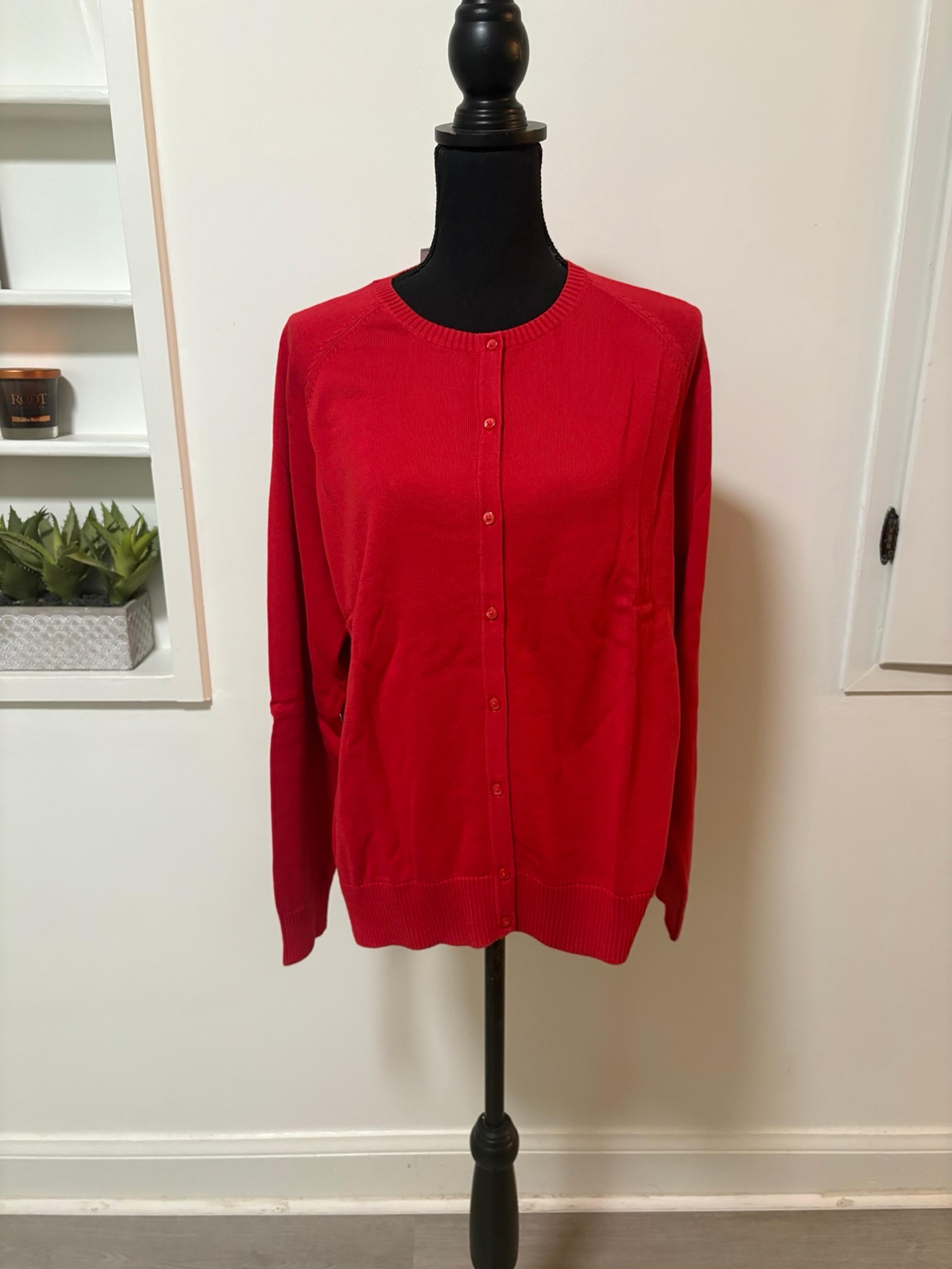 Lands End Women’s Cardigan Size XL
