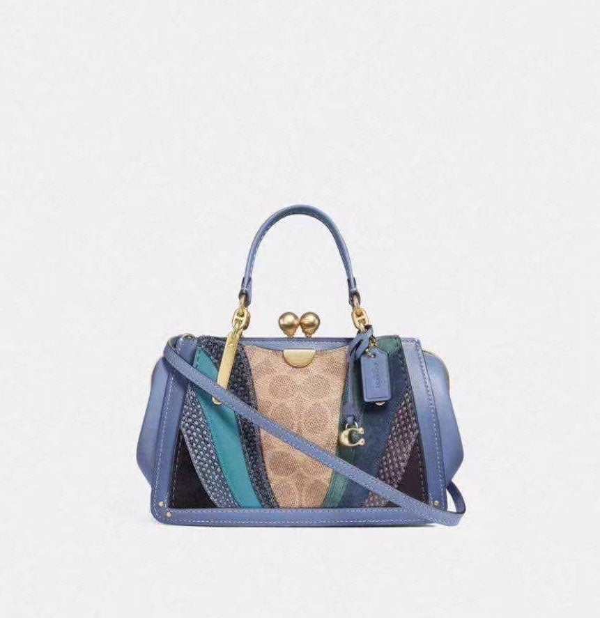 COACH KISSLOCK DREAMER 21 SNAKESKIN DETAIL