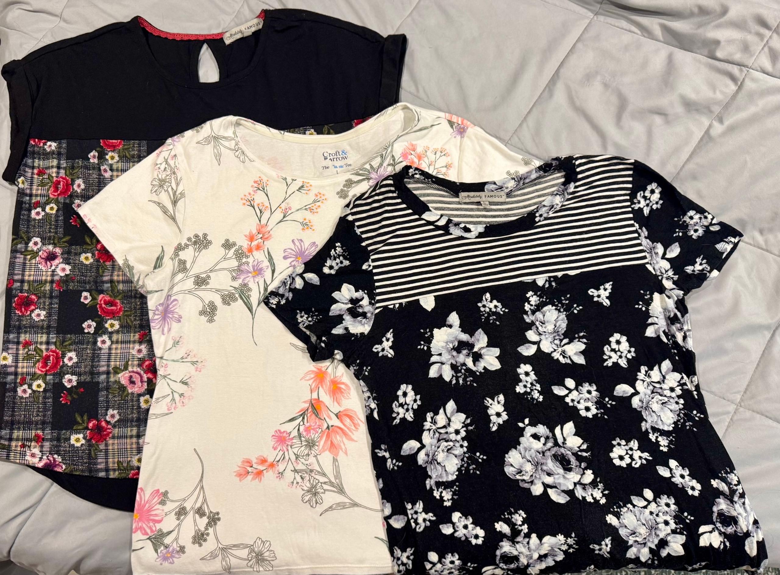 3-for-1 Floral Tops