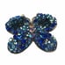 Butterfly Brooch Pin Womens Bling Rhinestone Peacock Blues Approx. 2 Statement