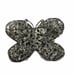 Butterfly Brooch Pin Womens Bling Rhinestone Peacock Blues Approx. 2 Statement