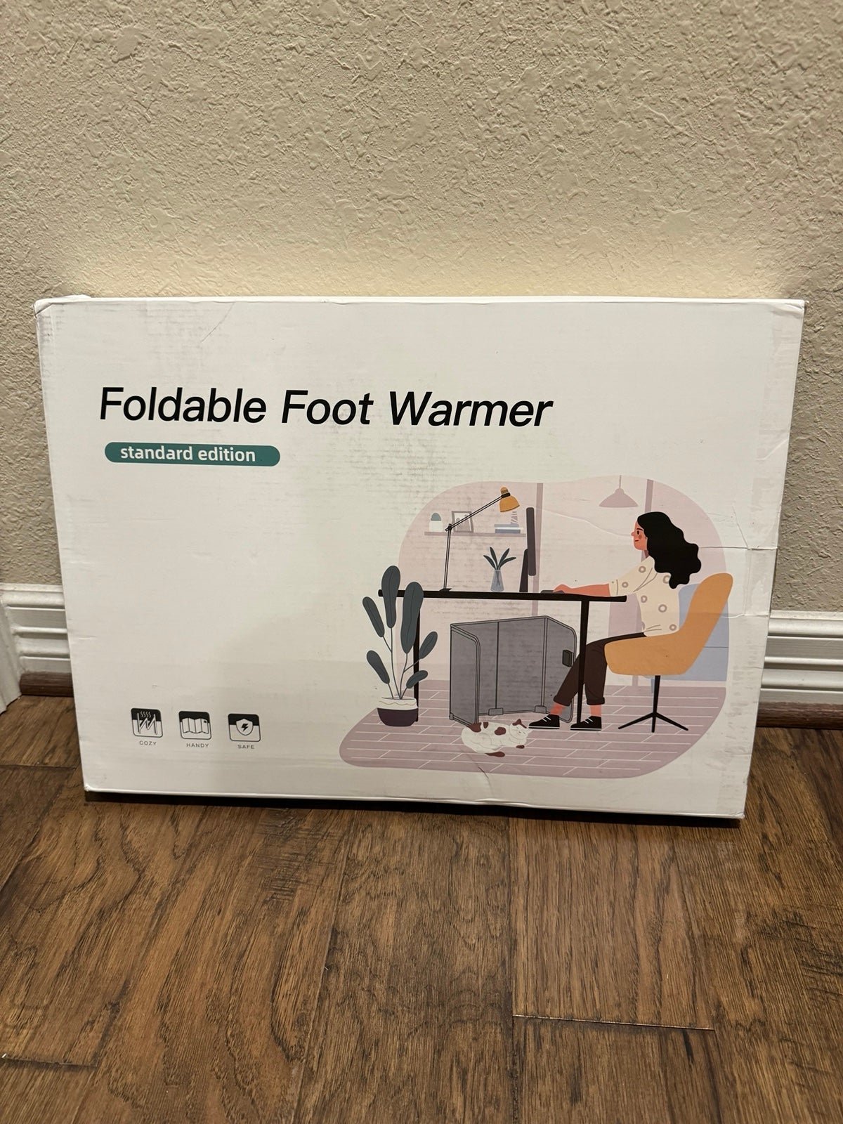 Foldable foot warmer