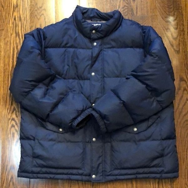 LANDS’ END Men’s Quilted Puffer Down Parka Jacket Coat Sz XXL