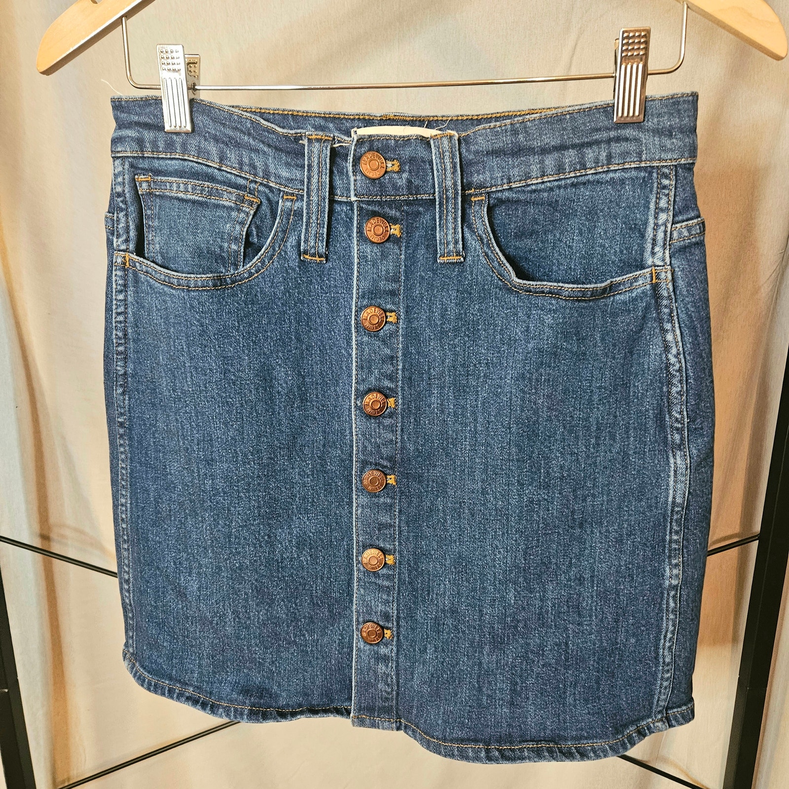Madewell Women's Mini Denim Skirt Size 27