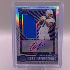 2023 panini illusions first impressions quentin johnston /99