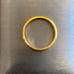 10kt gold wedding band