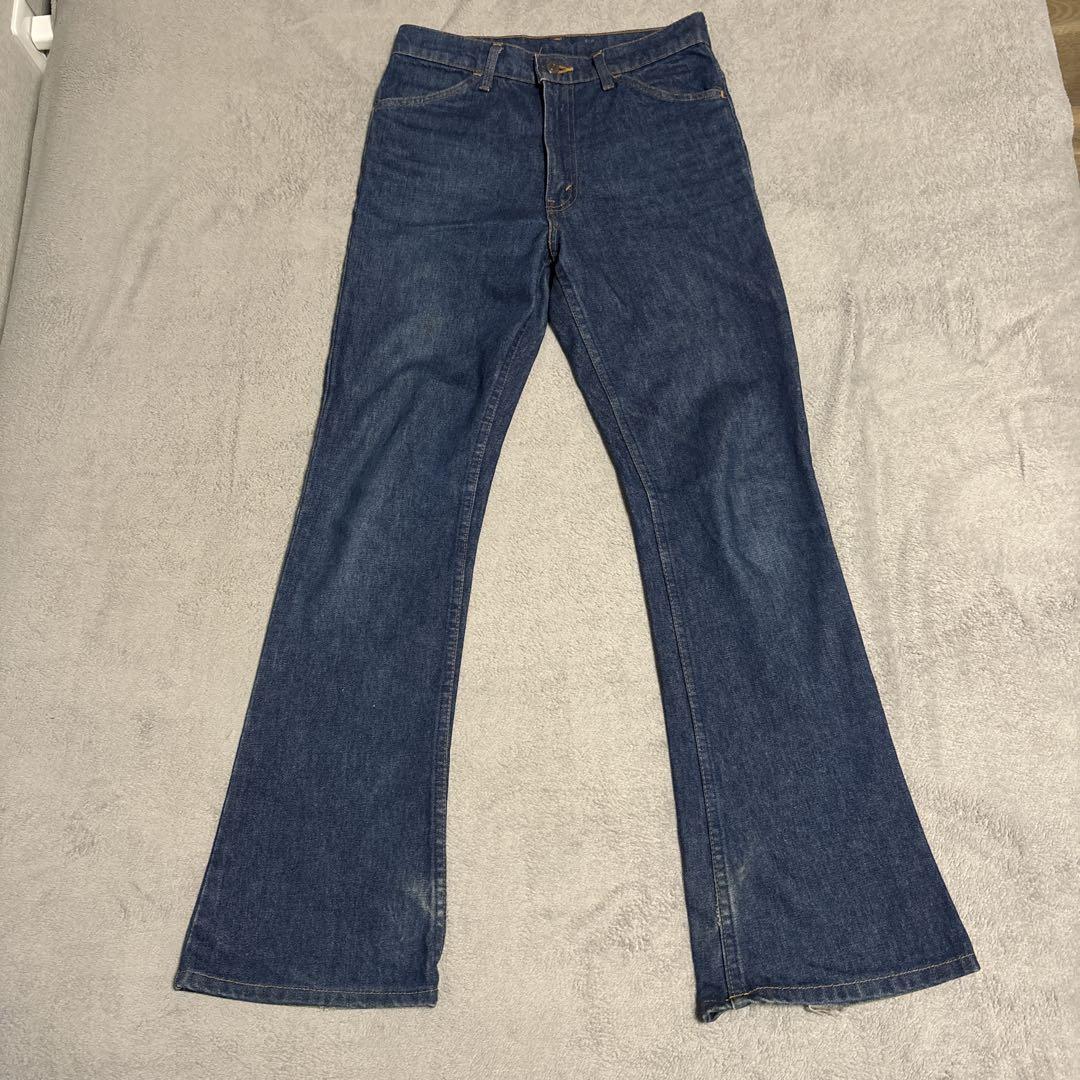 90s LEVI’S 646, orange tab, flare denim, made in Japan, with a J09 button on the back.