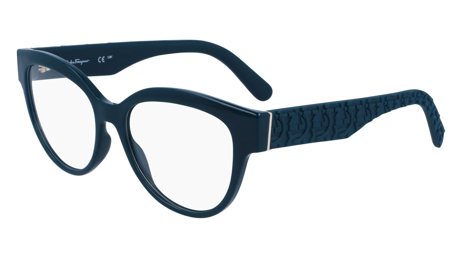 New FERRAGAMO SF-2957EN 321 Petrol Eyeglasses 54/16/140
