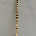 Early 20th Century Sterling Silver Collar Steel Core Stacked Natural Horn Cane