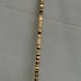 Early 20th Century Sterling Silver Collar Steel Core Stacked Natural Horn Cane
