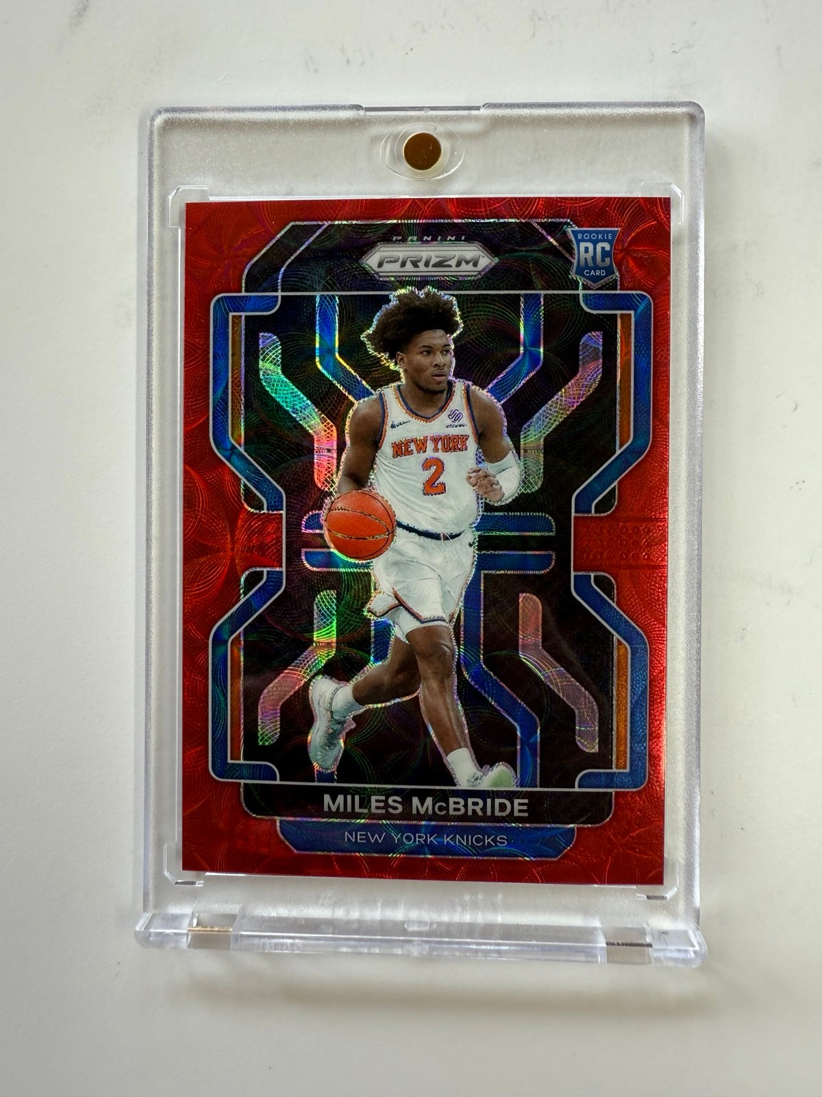 ✨Panini Prizm - RARE SSP Miles McBride Red Scope Prizm /88 ✨