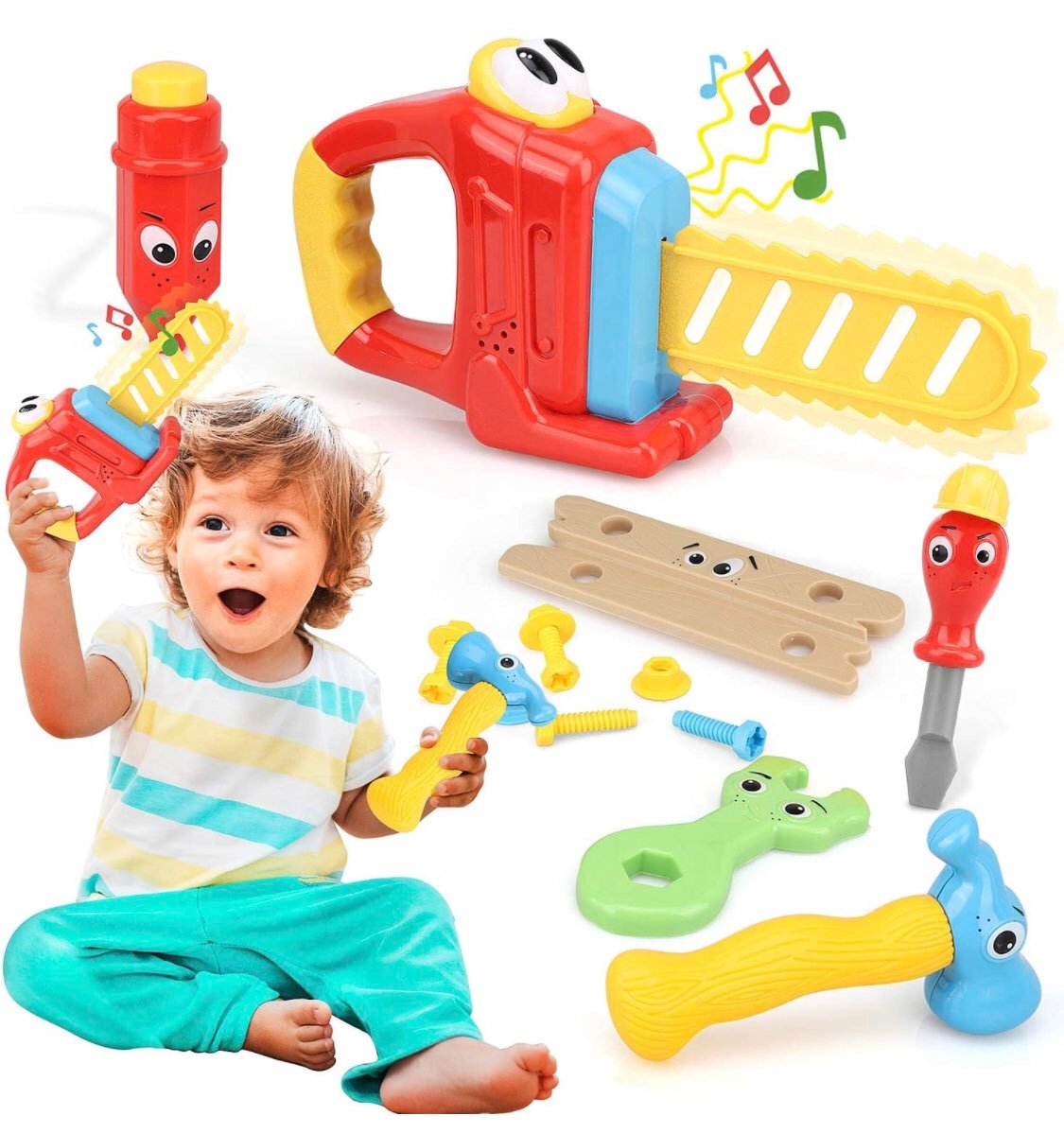 STEAM Life 14 Pcs Cartoon Kids Tool Set