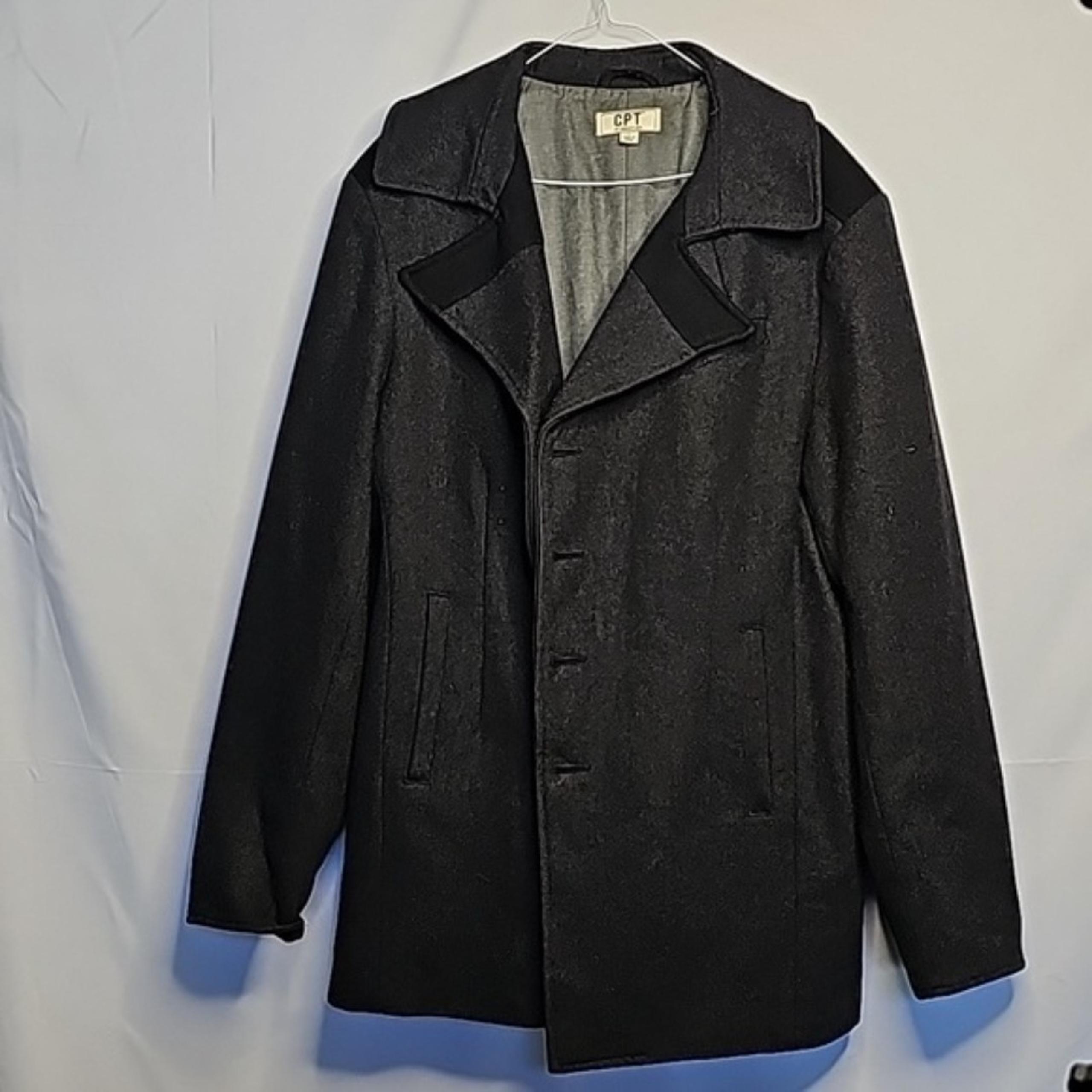 RARE CockPit USA gray wool button up jacket sz Large