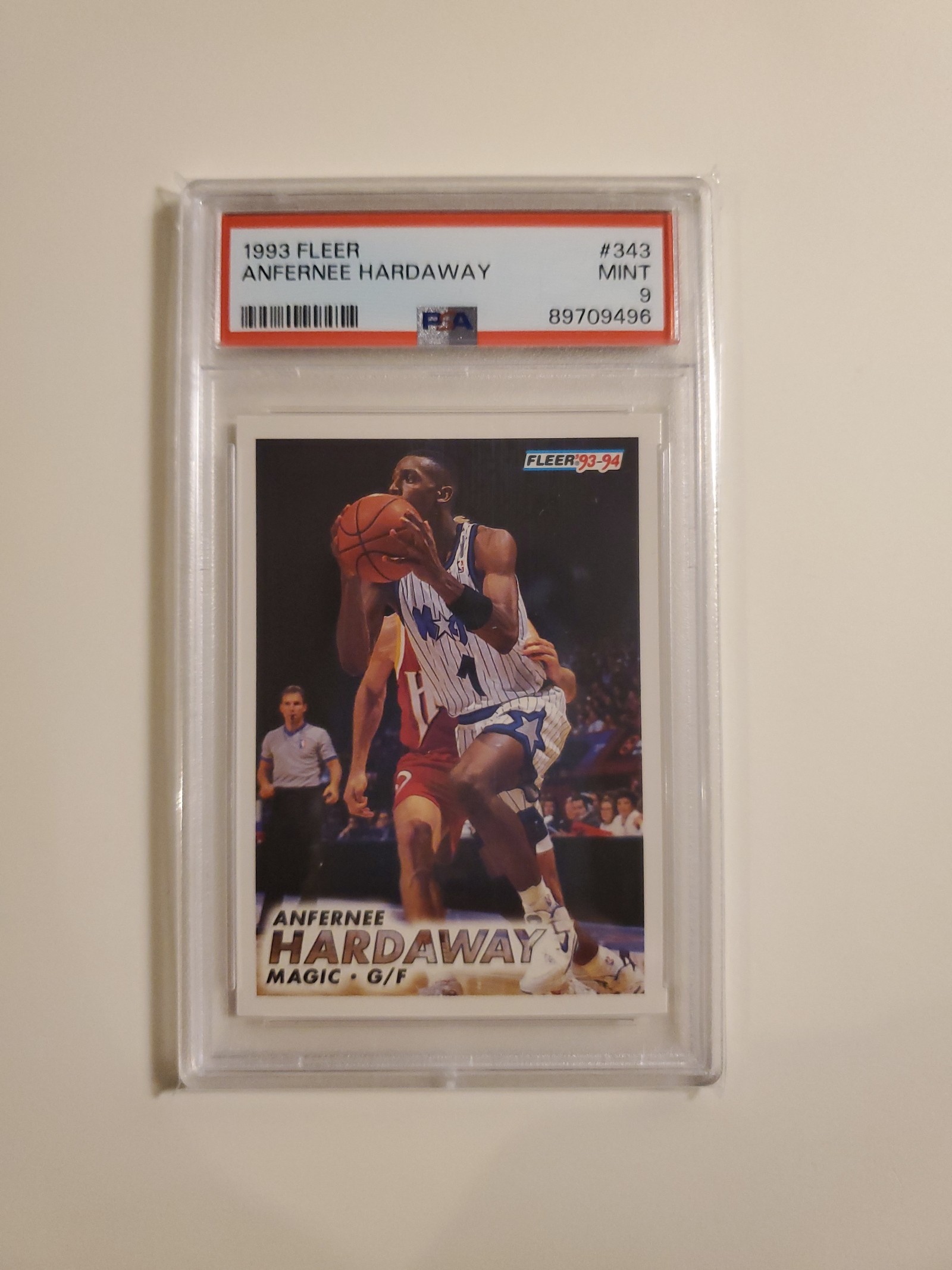 1993 FLEER ANFERNEE HARDAWAY ROOKIE!