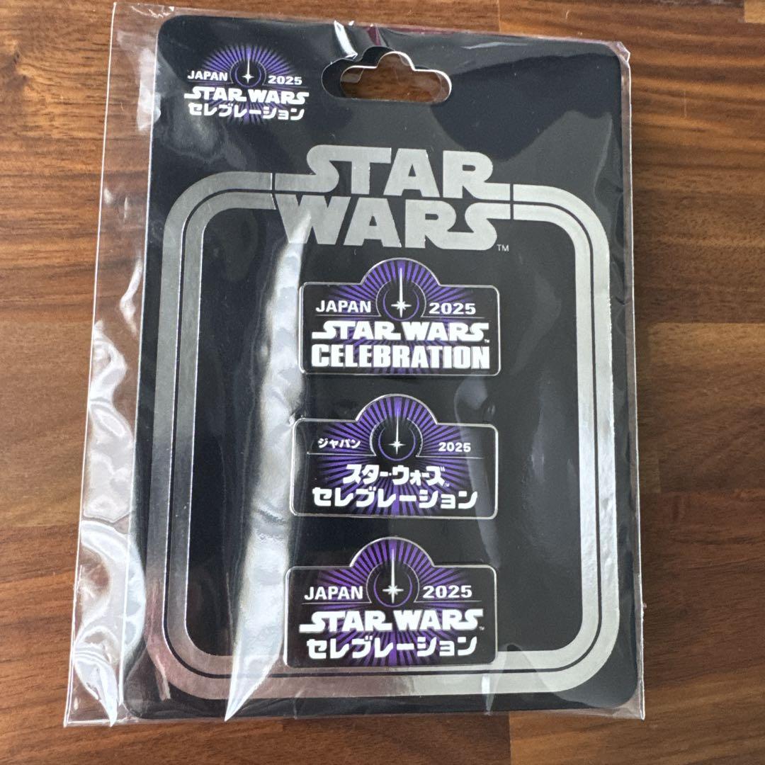 Star Wars Celebration Japan 2025 Logo Pin Badge 3-Piece Set