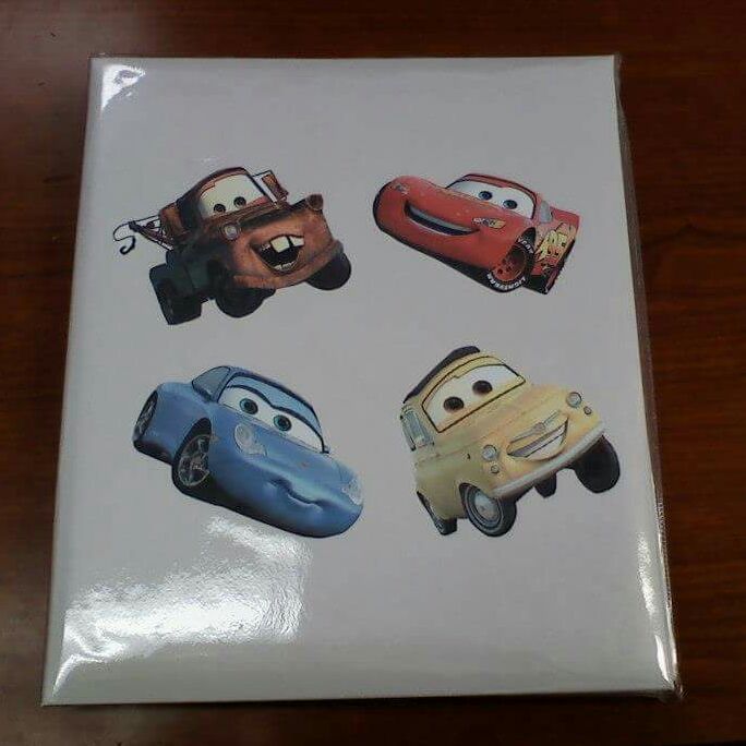 Disney cars custom baby book