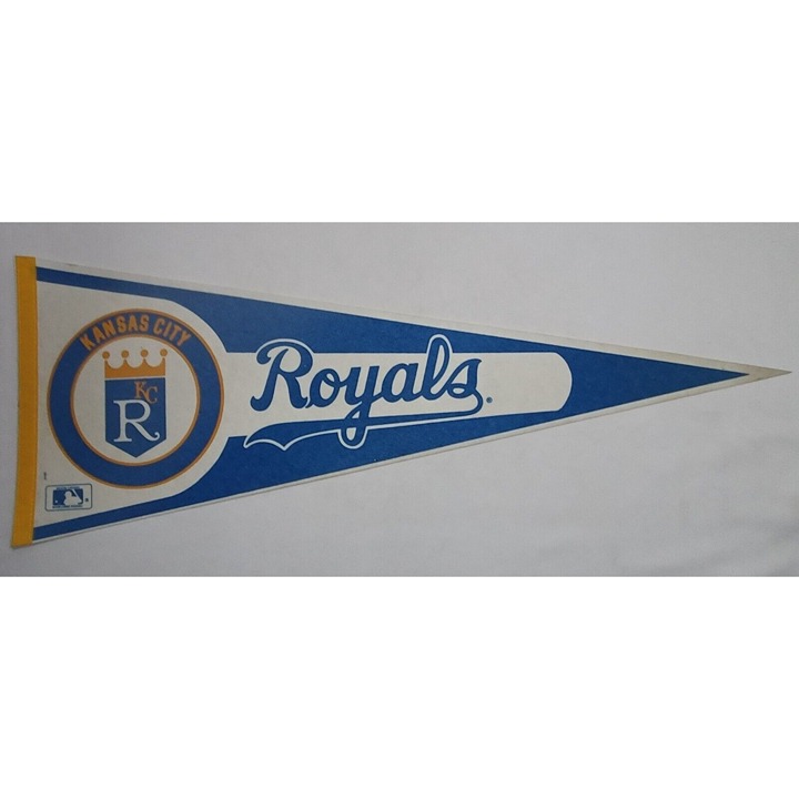 Vintage Kansas City Royals Pennant Standard 12 x 30
