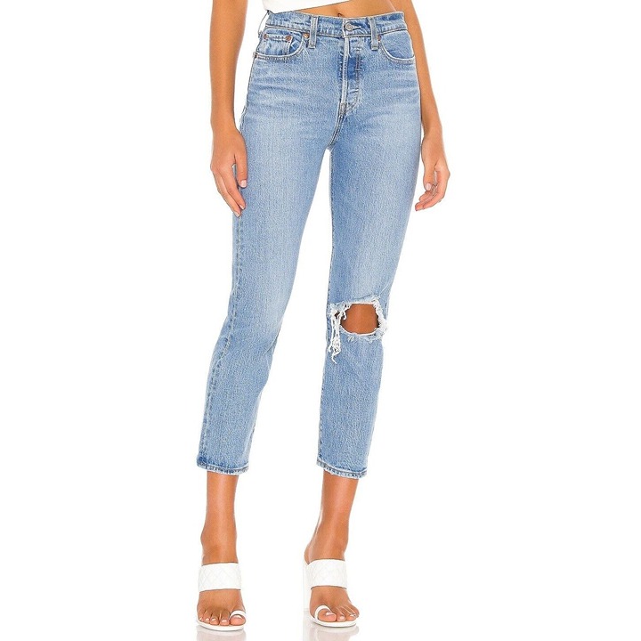 Levis Wedgie Straight Jeans Womens 26x26 Denim Medium Wash High Rise 349640091