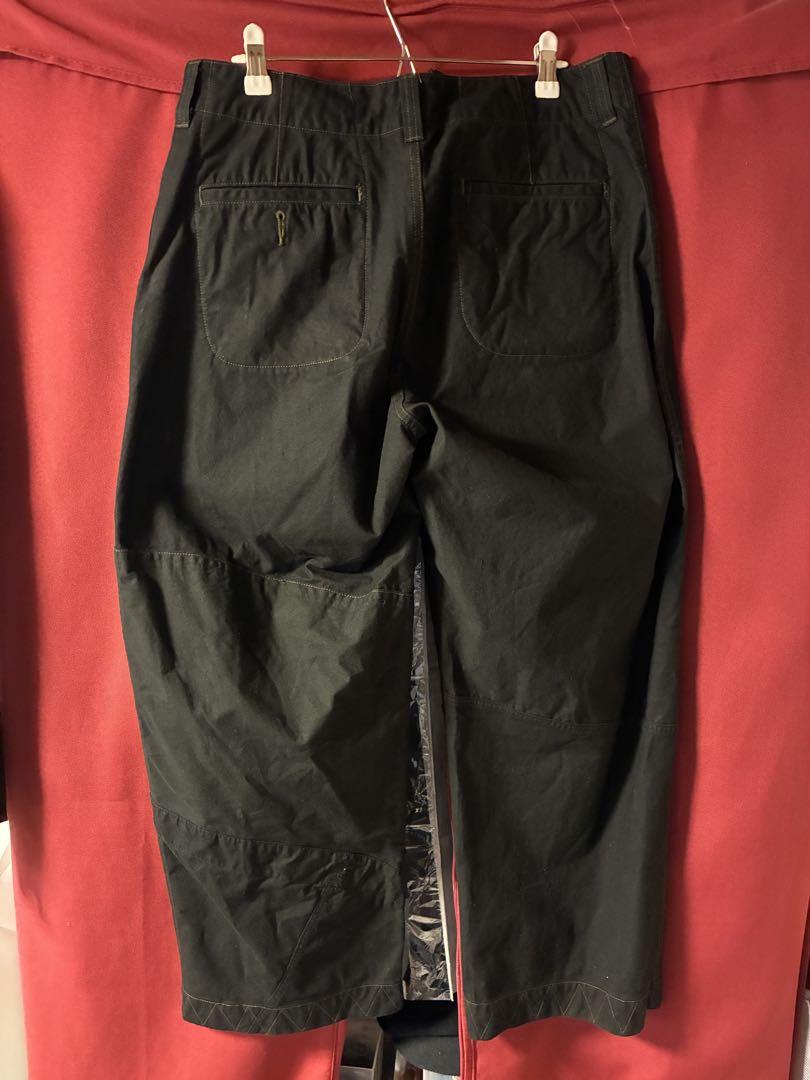 KUON Poland Army Tent Cloth Wide Pants