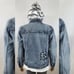 ECKO UNLTD JEAN JACKET MEN CRYSTAL ECKO EMBROIDERED LOGO WITH HOOD AND POCKET S