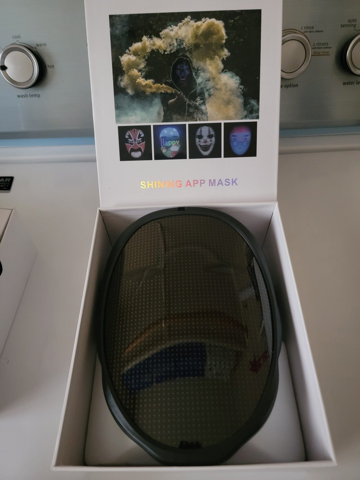 LED mask.