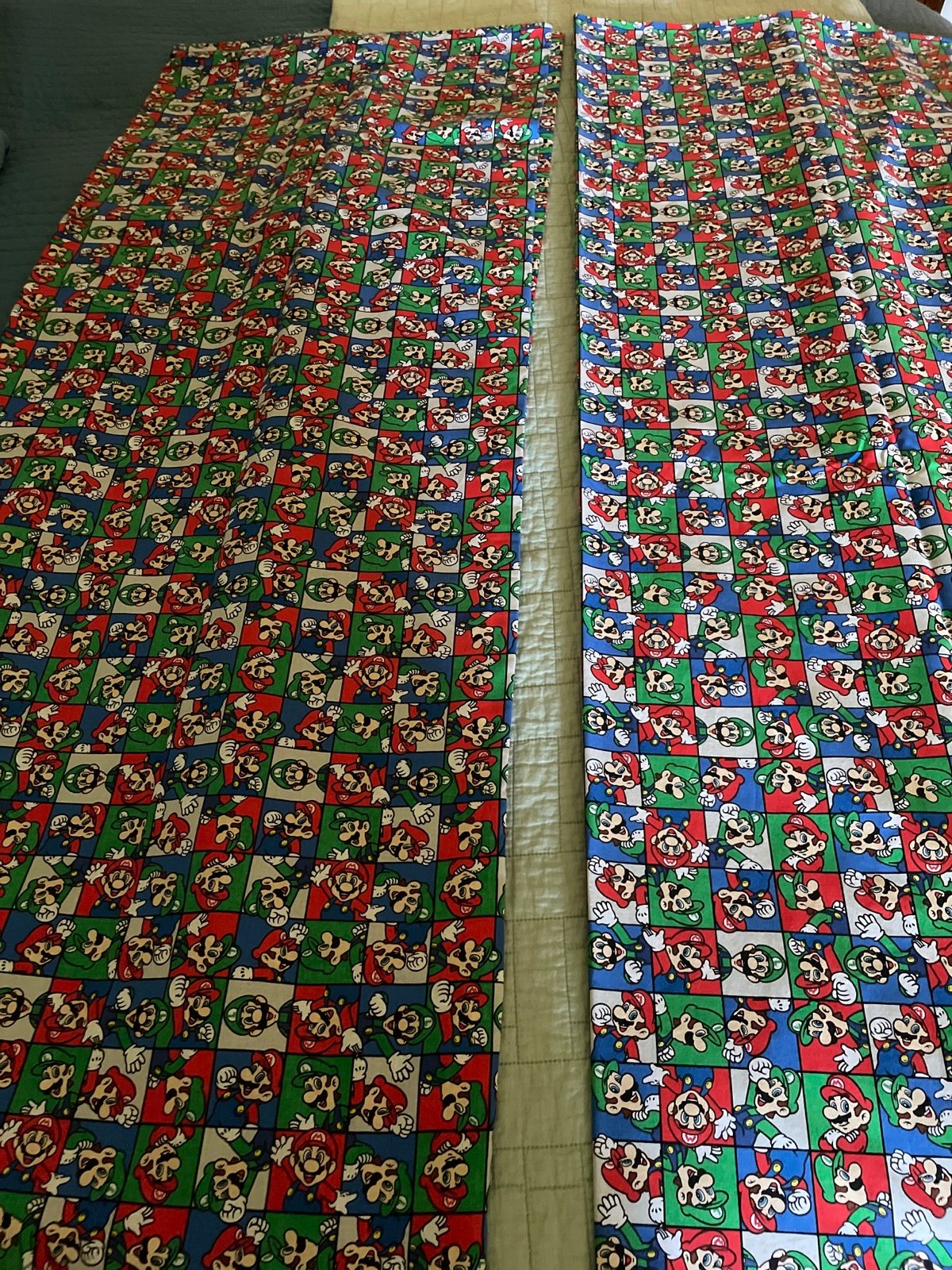 Mario Bedroom Curtains