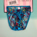 New VTG Victoria's Secret Second Skin Satin Classic Bikini Brief Panty XS Blue
