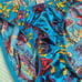 New VTG Victoria's Secret Second Skin Satin Classic Bikini Brief Panty XS Blue