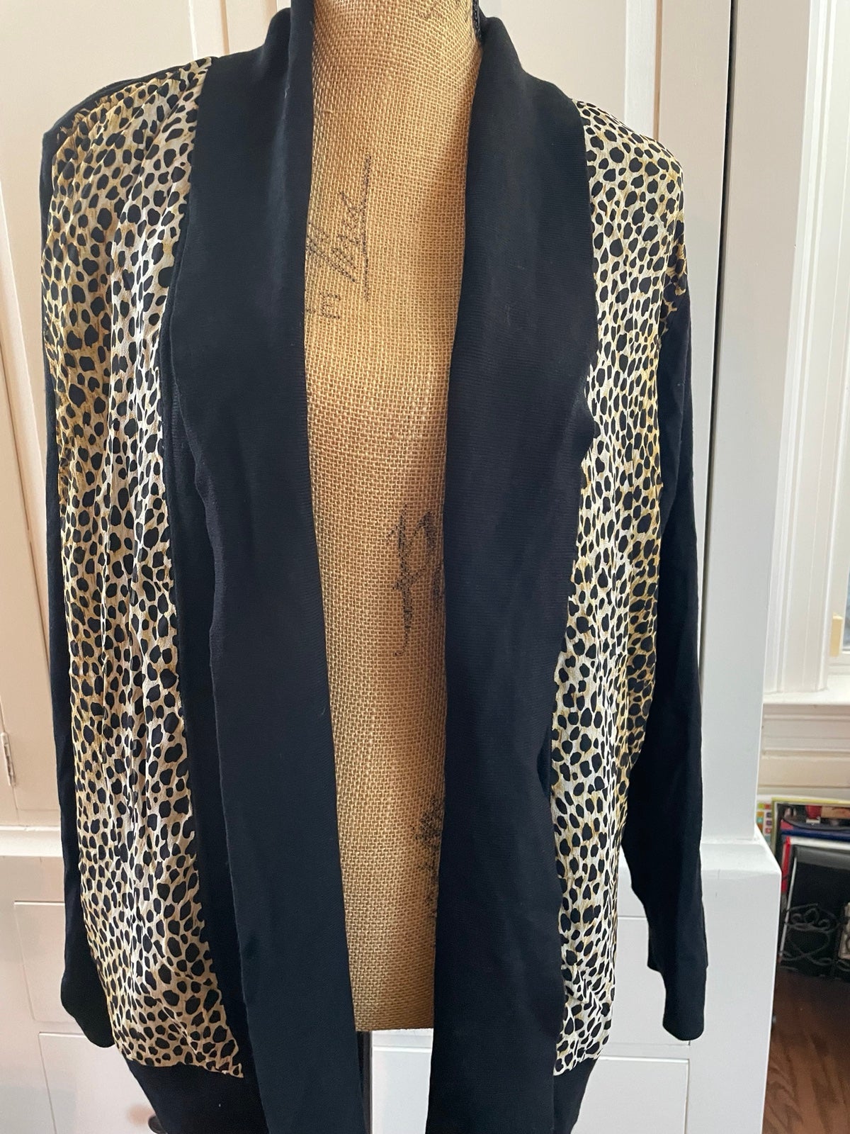 Jones New York Leopard Cardigan Sweaters | Mercari