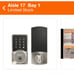 Defiant Square Satin Nickel Smart Wi-Fi Deadbolt Powered By Hubspace