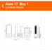 Defiant Square Satin Nickel Smart Wi-Fi Deadbolt Powered By Hubspace