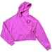 NEW Victoria Secret Pink Jogger Set Hoodie Pant Cropped Shirt Top 2 Piece Medium