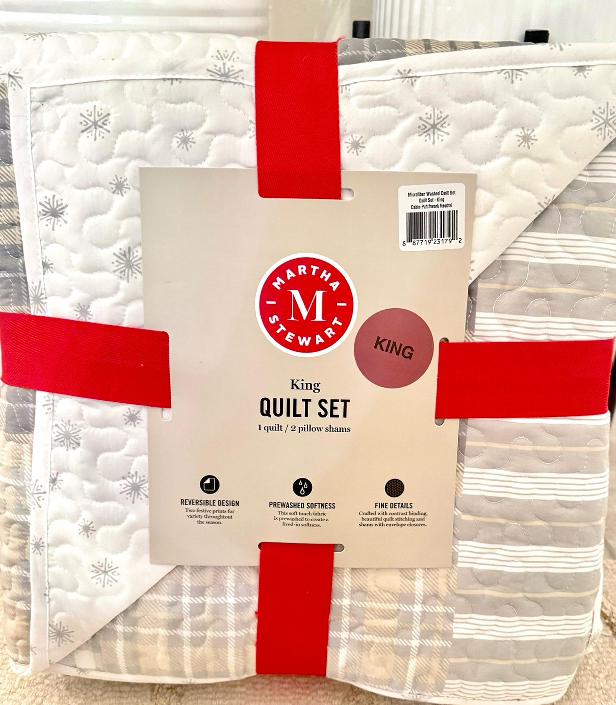 Martha Stewart King Quilt