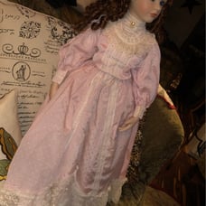 Court of dolls porcelain victorian doll